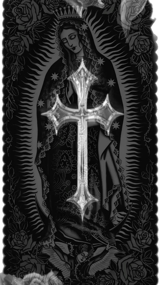 Black Virgin Mary Vinyl Wrap